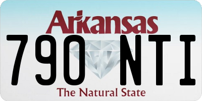 AR license plate 790NTI