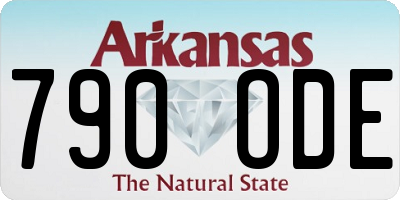 AR license plate 790ODE