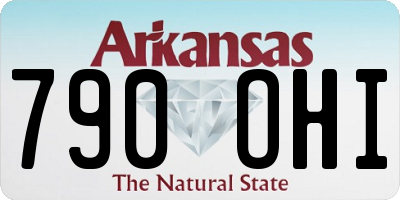 AR license plate 790OHI