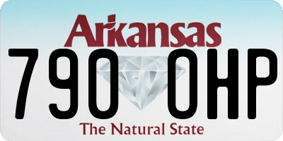 AR license plate 790OHP