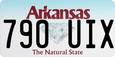 AR license plate 790UIX