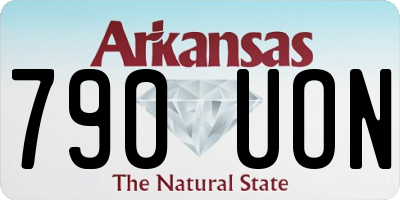 AR license plate 790UON