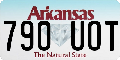 AR license plate 790UOT