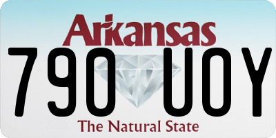 AR license plate 790UOY