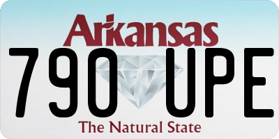 AR license plate 790UPE