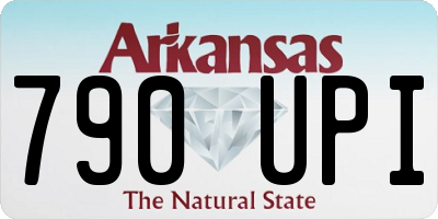AR license plate 790UPI