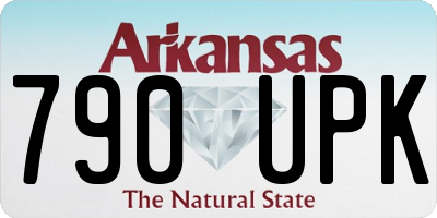 AR license plate 790UPK