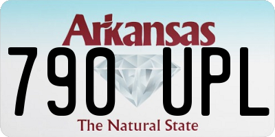AR license plate 790UPL