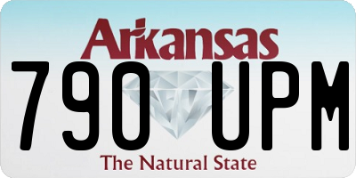 AR license plate 790UPM