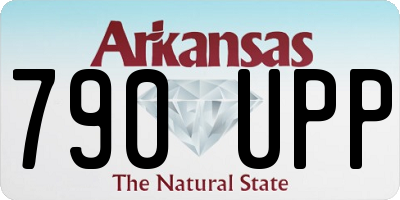 AR license plate 790UPP