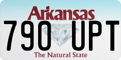 AR license plate 790UPT