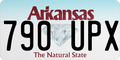 AR license plate 790UPX