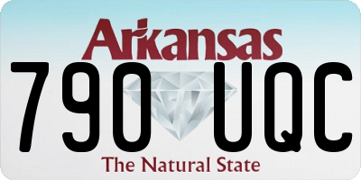 AR license plate 790UQC