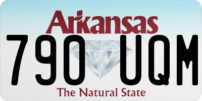 AR license plate 790UQM