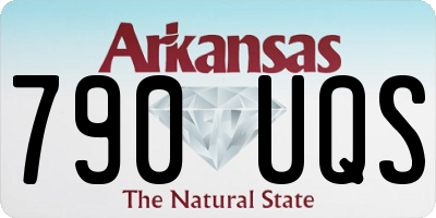 AR license plate 790UQS