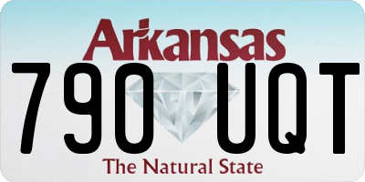 AR license plate 790UQT