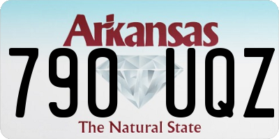AR license plate 790UQZ
