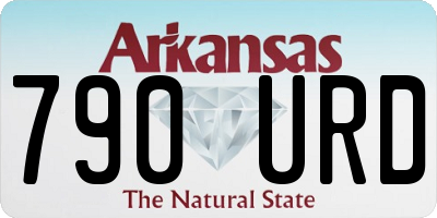 AR license plate 790URD