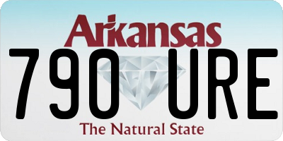AR license plate 790URE