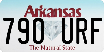 AR license plate 790URF