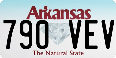 AR license plate 790VEV
