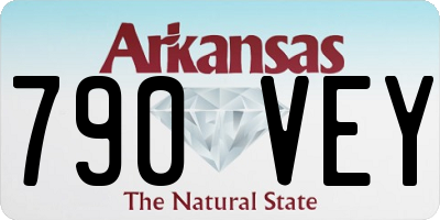 AR license plate 790VEY