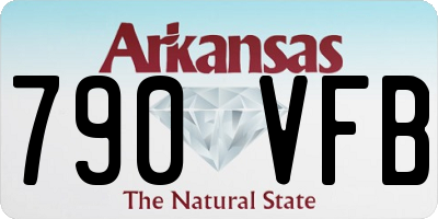 AR license plate 790VFB
