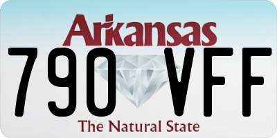 AR license plate 790VFF