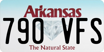 AR license plate 790VFS