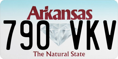AR license plate 790VKV