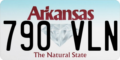 AR license plate 790VLN