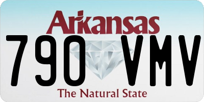 AR license plate 790VMV