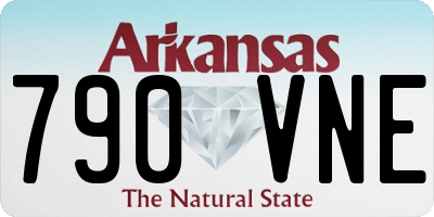 AR license plate 790VNE