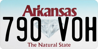 AR license plate 790VOH