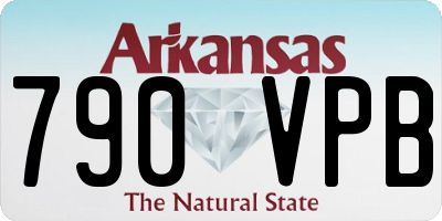 AR license plate 790VPB