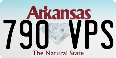 AR license plate 790VPS