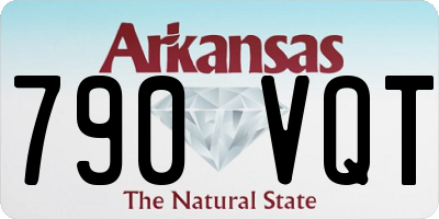 AR license plate 790VQT