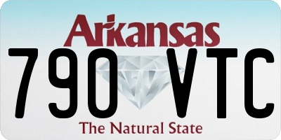 AR license plate 790VTC