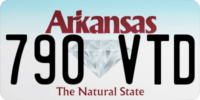 AR license plate 790VTD