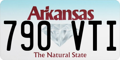 AR license plate 790VTI