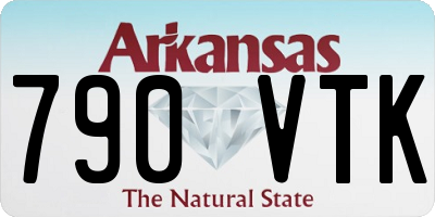 AR license plate 790VTK
