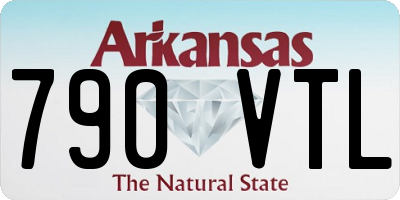 AR license plate 790VTL