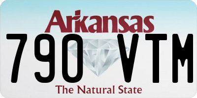 AR license plate 790VTM