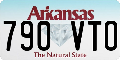 AR license plate 790VTO