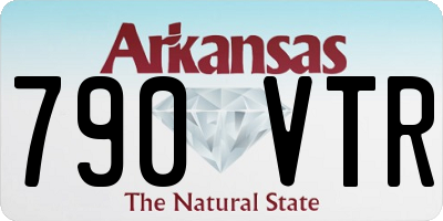 AR license plate 790VTR