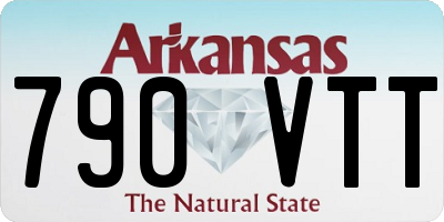 AR license plate 790VTT