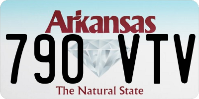 AR license plate 790VTV