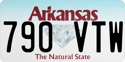 AR license plate 790VTW