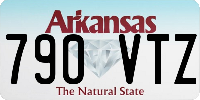 AR license plate 790VTZ