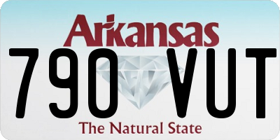 AR license plate 790VUT